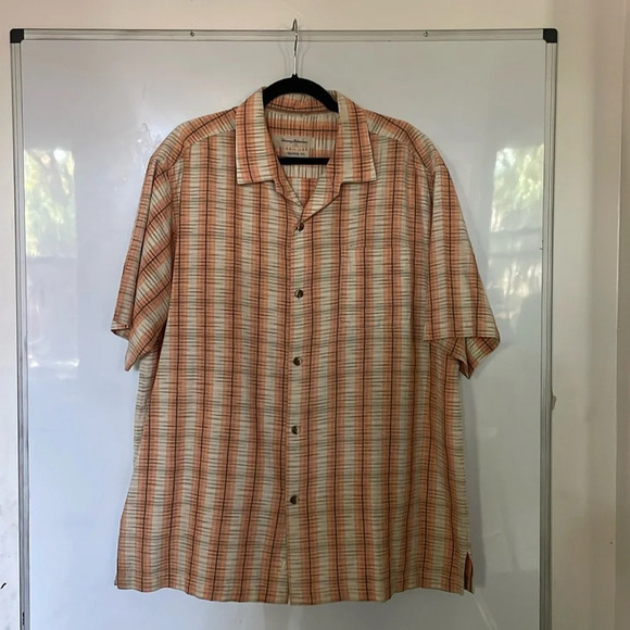 Tommy Bahama Original Fit Silk Men's Button Down Shirt Size XL - Picture 1 of 8